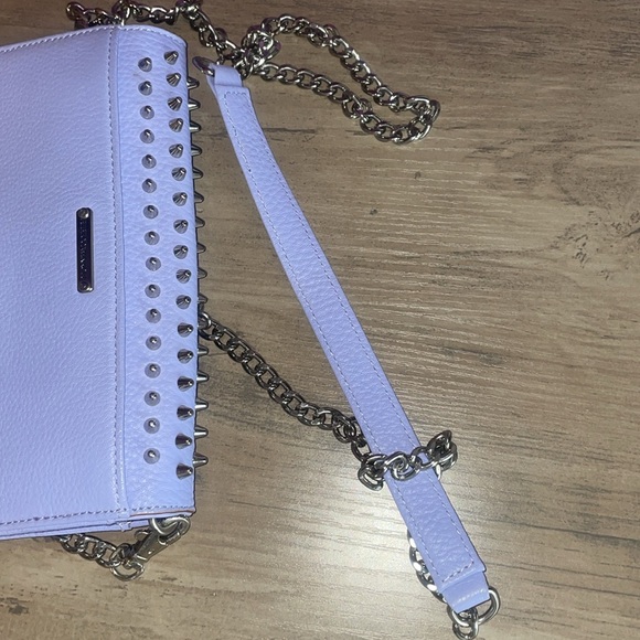 Rebecca Minkoff Leather Studded Wallet on a Chain Used - Picture 9 of 9